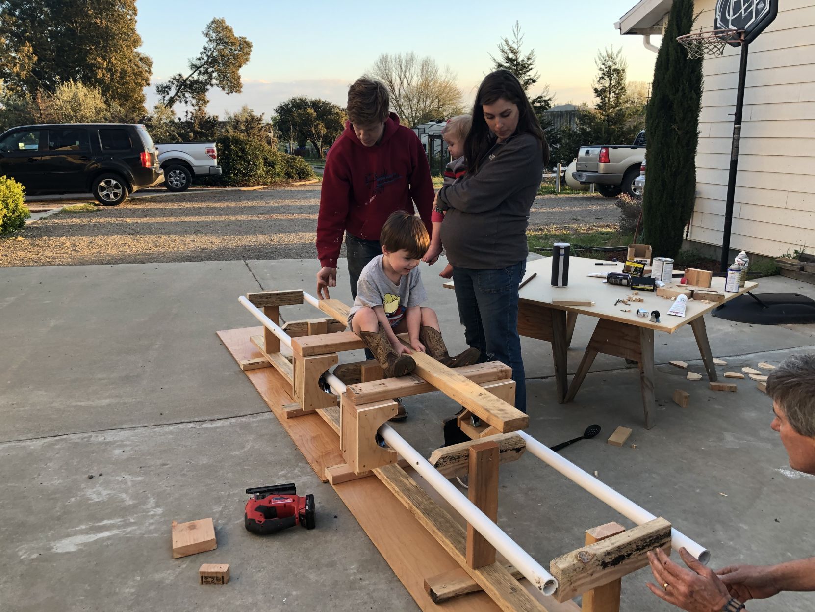 Building Napa's mini-Matterhorn roller coaster